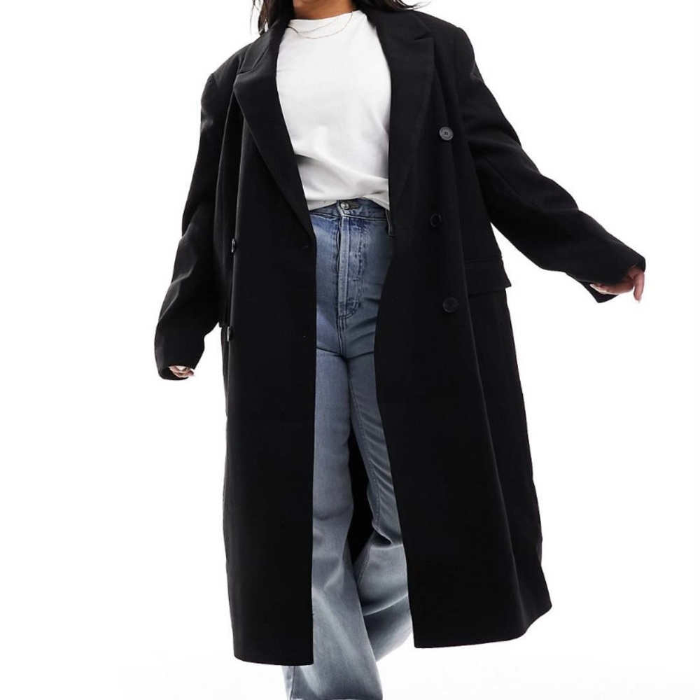 ASOS Curve Mid-Length Dad Coat (Brand New, Never Worn)